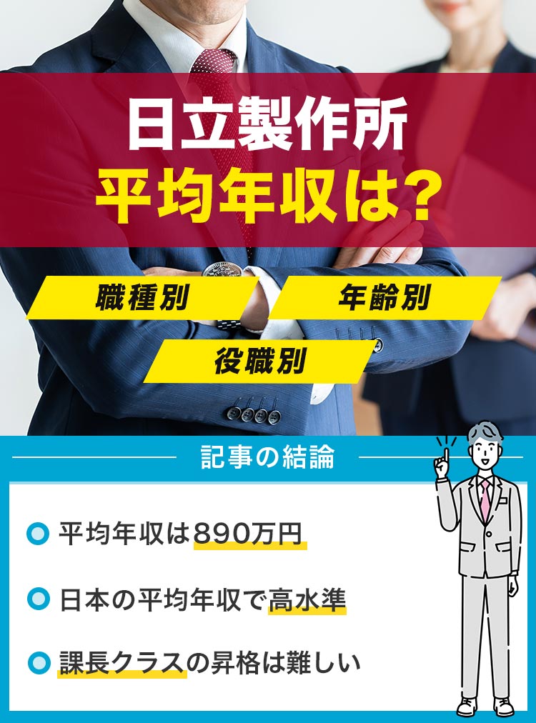 日立製作所の平均年収