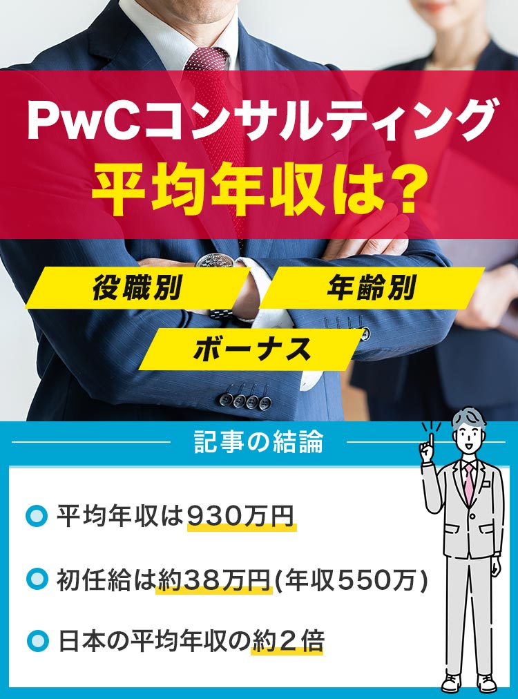 pwcコンサルティングの平均年収