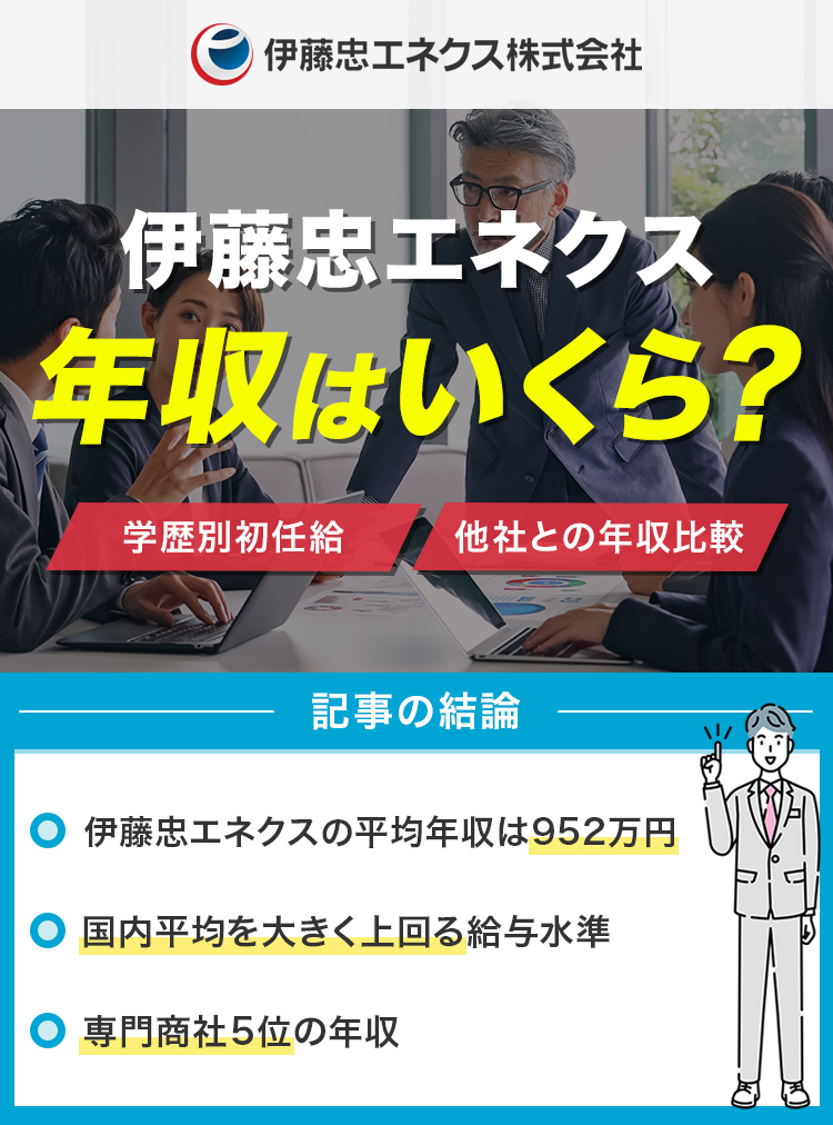 伊藤忠エネクス年収はいくら？