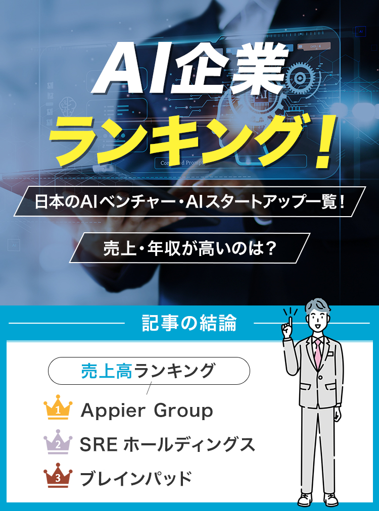 AI企業ランキング！