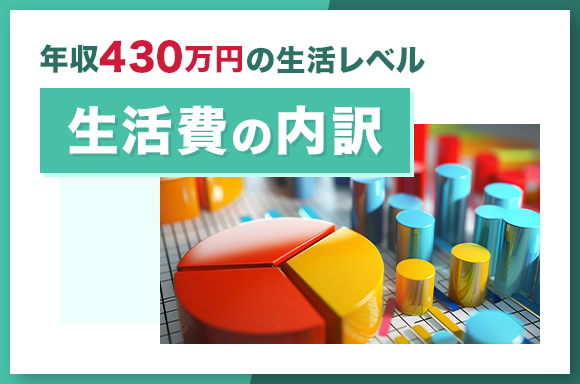 年収430万円の生活レベル｜生活費の内訳