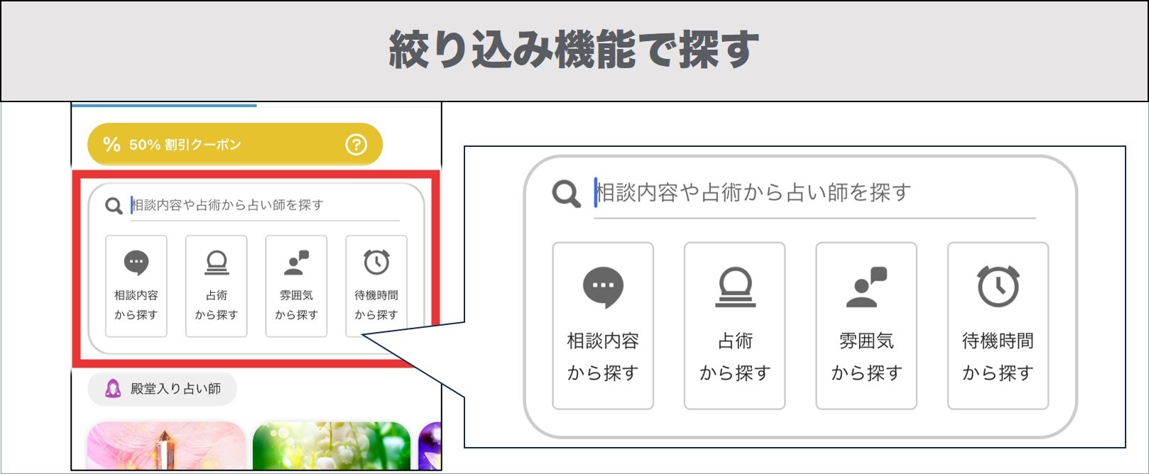 絞り込み検索