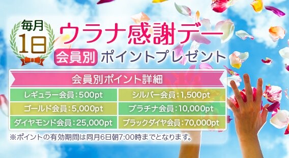 電話占いウラナ　感謝デー