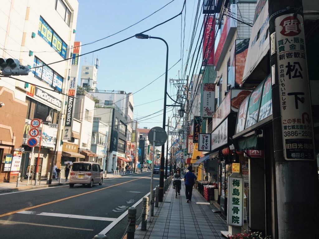 梅島駅南側