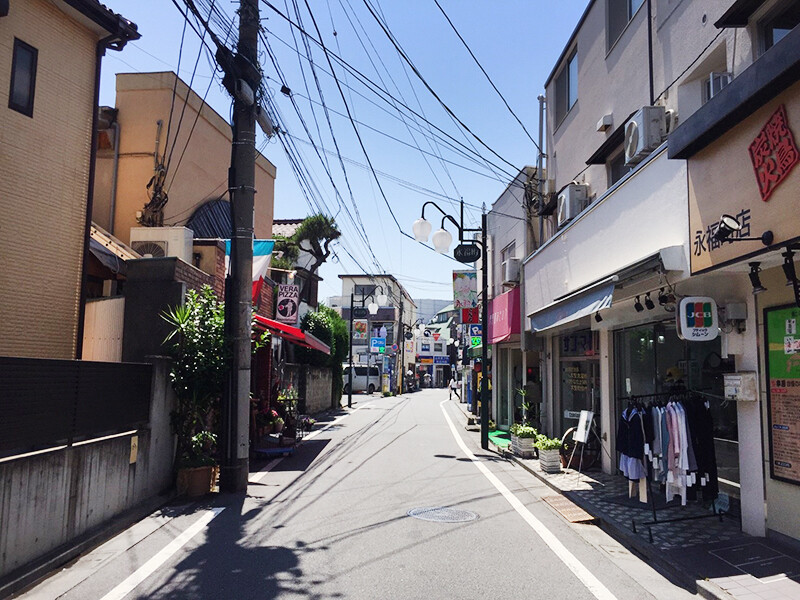永福町駅北側住宅街