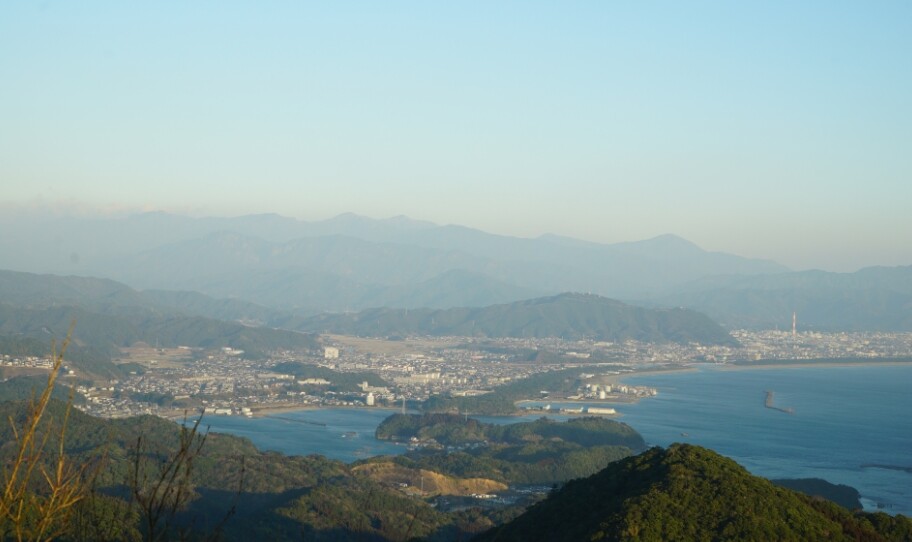 遠見山展望台からの風景