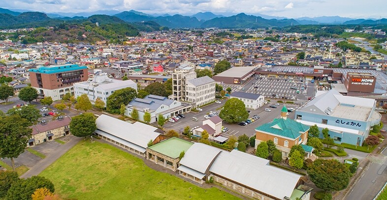 鹿沼市の市街地