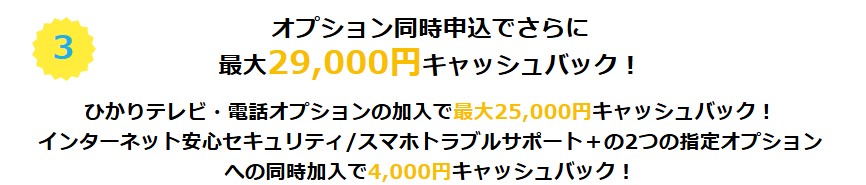 29,000円追加還元の画像