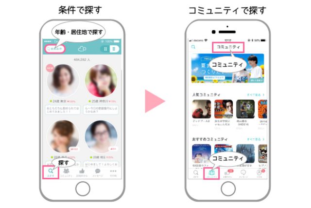 ペアーズ 使い方の手順