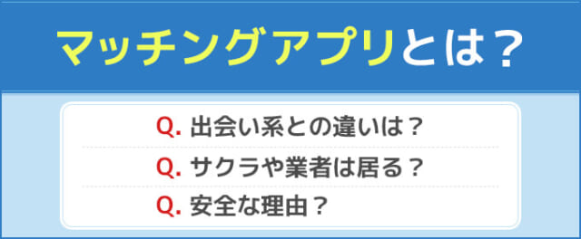 マッチングアプリとは？の画像