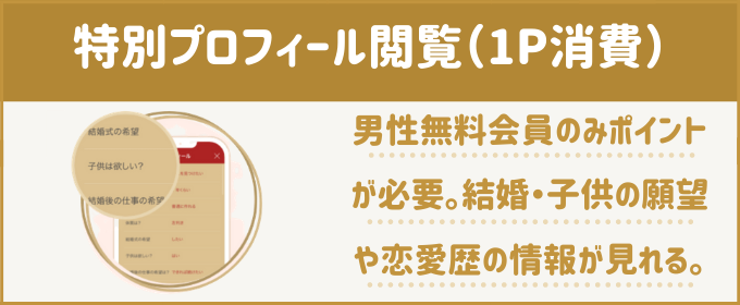マリッシュ 料金 特別プロフィール閲覧
