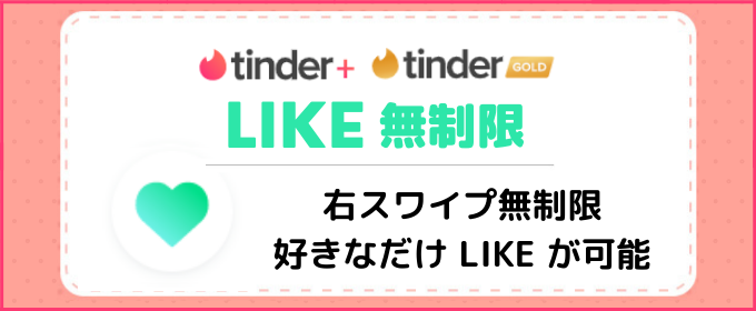 Tinder 料金 Like無制限