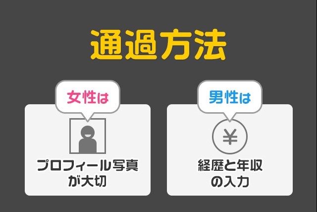 東カレデート_審査の通過方法