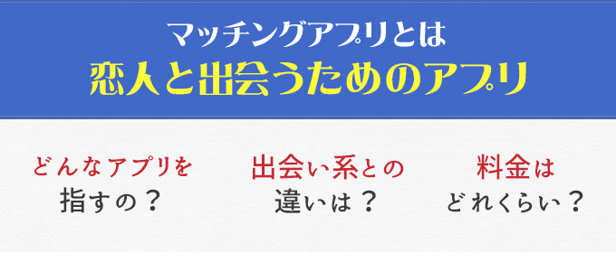 恋人と出会うためのアプリ