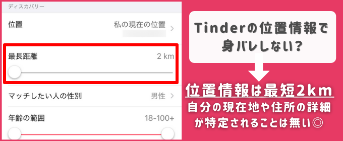 位置情報　身バレ