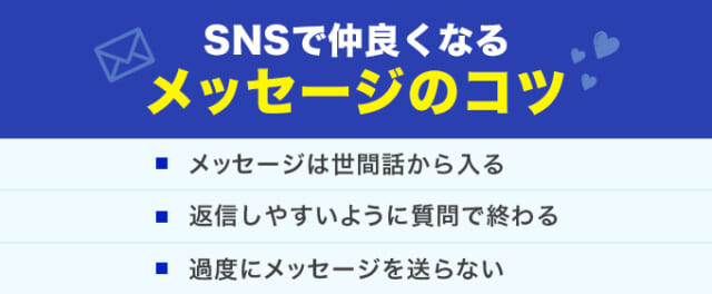 SNSのメッセージのコツ