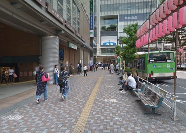 恵比寿 出会いスポット 恵比寿駅西口 ベンチ前