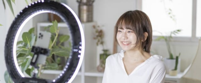 リングライトを使うとビデオ通話の時に印象をよくできる