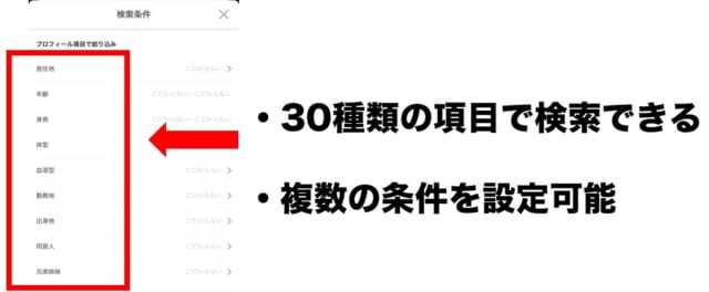 withの検索条件設定画面
