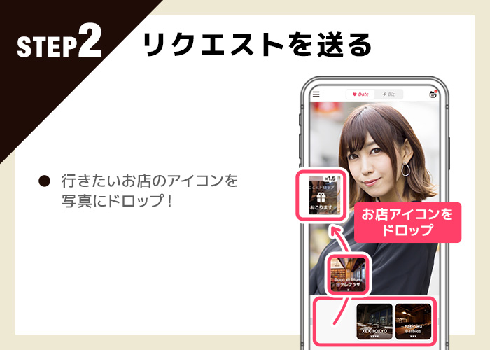 Dineの使い方step2