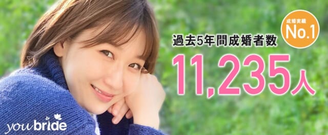 ユーブライド 成婚実績No.1
