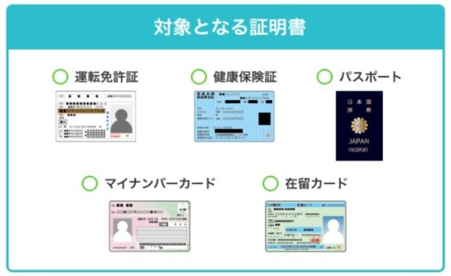 ブライダルネット 本人確認書類