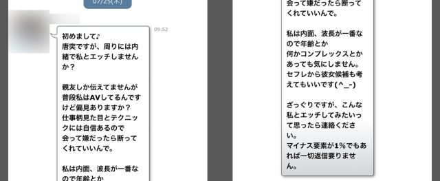 イククルでの長文の自己紹介