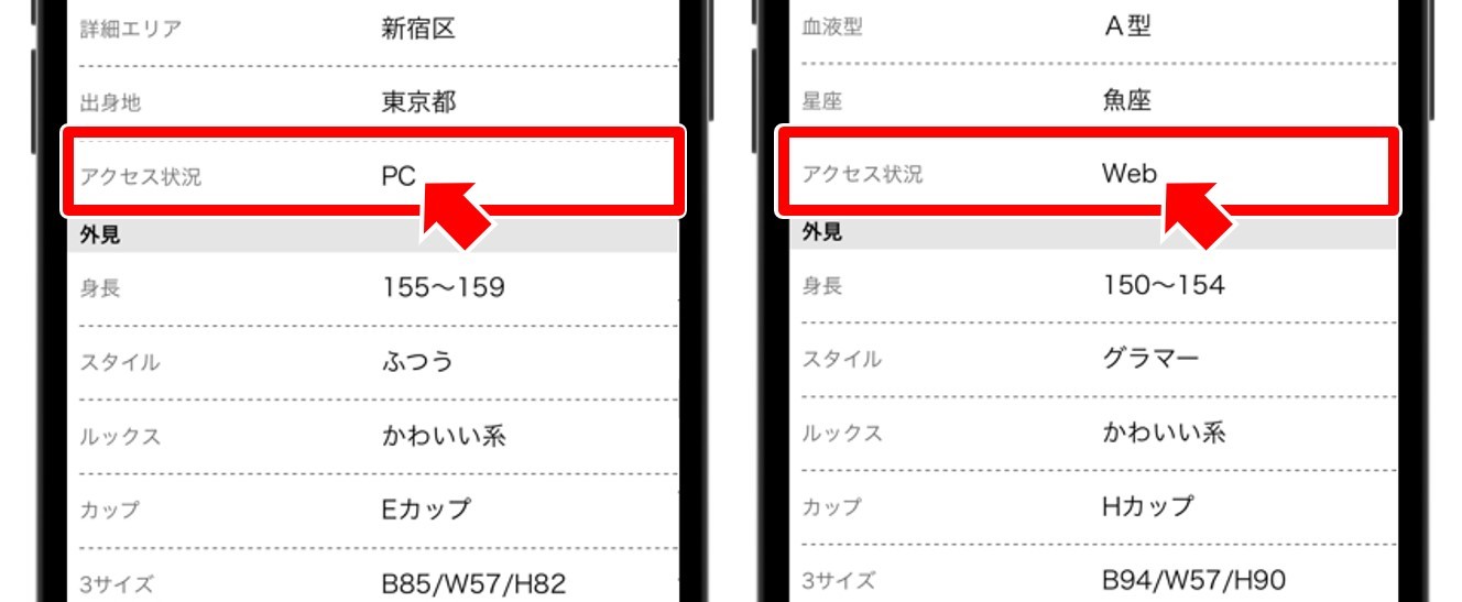 アクセス状況をアプリにする