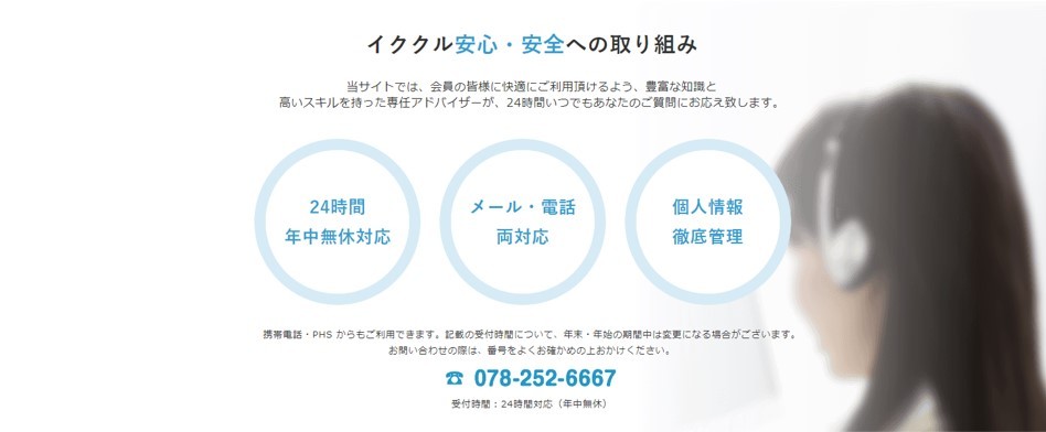運営のサポートは24時間対応で安心
