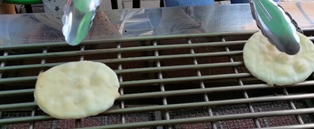 せんべい焼き体験の画像