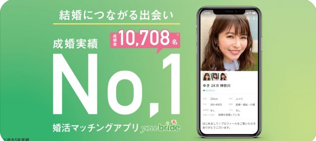 ユーブライドは成婚実績が高い