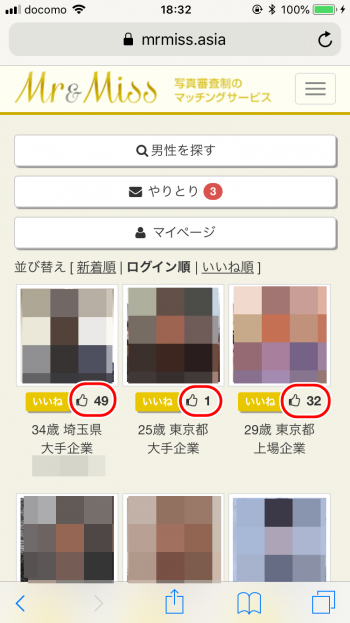 Mr＆Miss(ミスターアンドミス)　いいね数調査