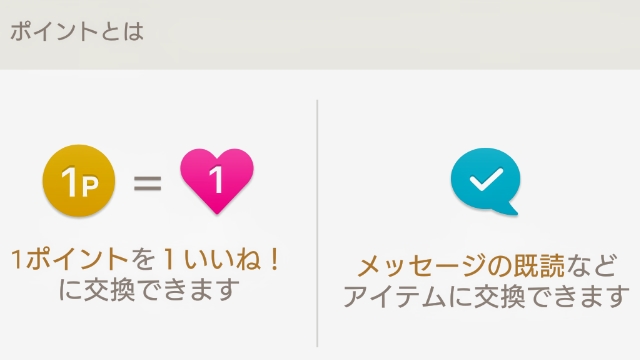 「いいね」を送れる