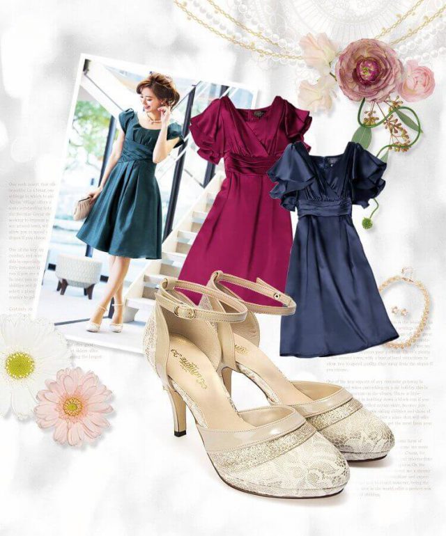 ルイルエブティックのヒールパンプス