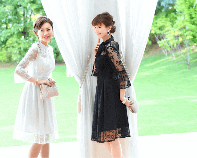 ルイルエブティックのレースワンピース