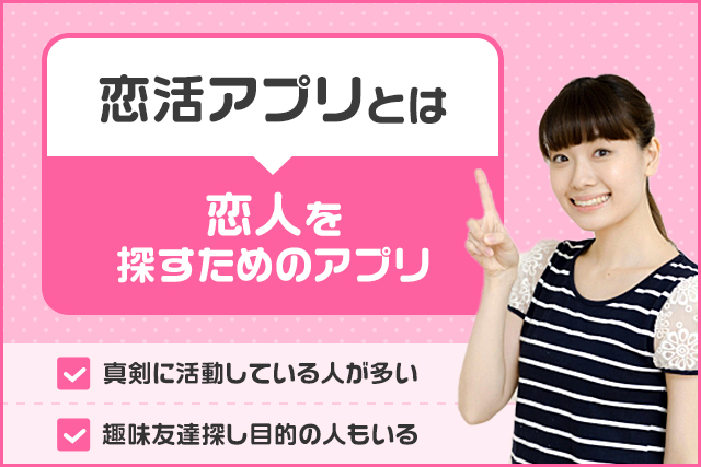 恋活アプリについての説明