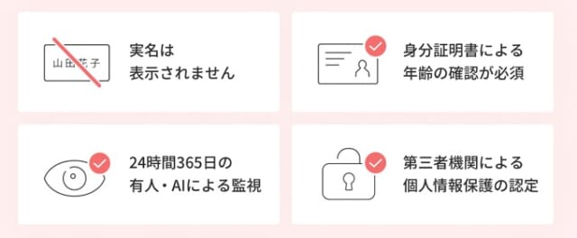 アンジュは業者・危険ユーザーは運営が排除してくれる