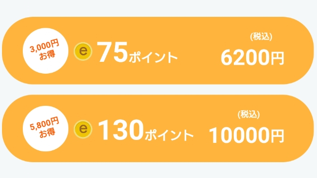 イヴイヴのポイント料金・使い道