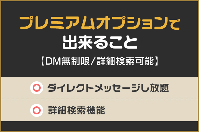 プレミアムオプションで出来ること