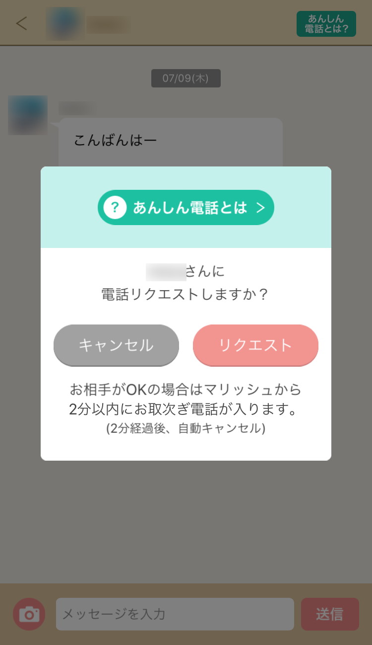 マリッシュ　使い方　あんしん電話