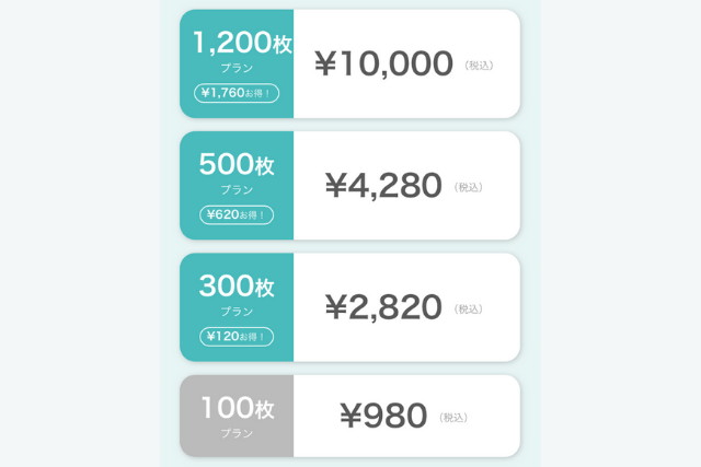 カップリンク 評判 コイン購入料金
