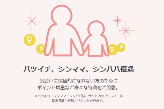 マリッシュ　使い方　バツイチ優遇制度