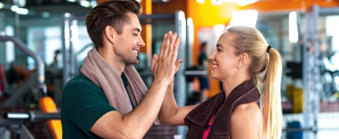 徐々に話す回数を増やしてジム仲間になる