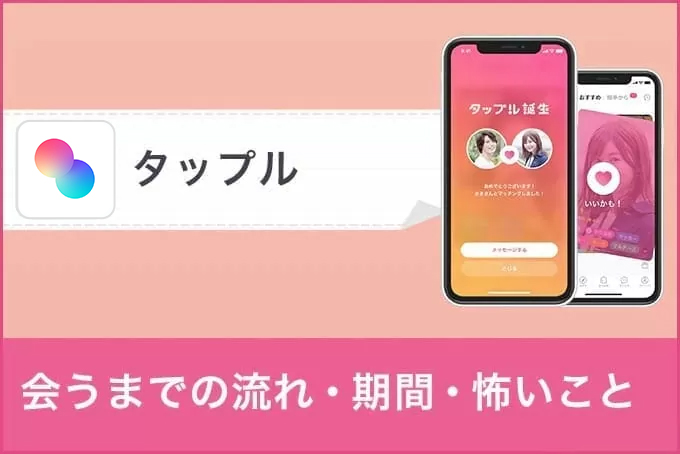 タップルで会うまでの流れを徹底解説！会うまでの期間は平均どれくらい？
