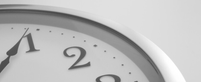 時計の拡大画面