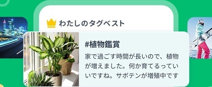 タップル　わたしのタグベスト