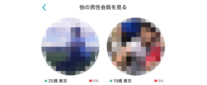 ペアーズ 同性会員の画像