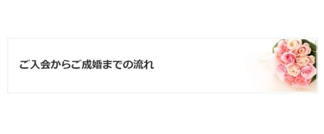 登録から成婚の流れについて