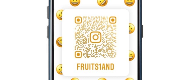 フルーツランド北会津のInstagramのQRコード写真