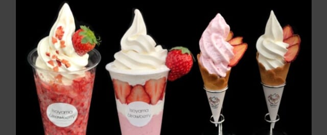 磯山観光いちご園のいちごスイーツ